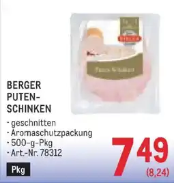 Metro Berger Putenschinken Angebot
