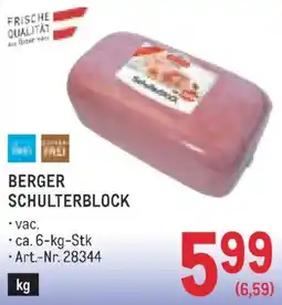 Metro Berger Schulterblock Angebot
