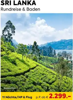 Billa Reisen Sri Lanka Rundreise & Baden Angebot