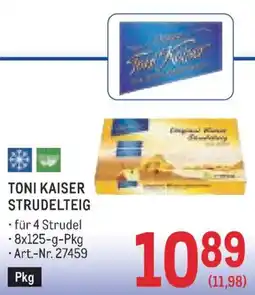 Metro TONI KAISER STRUDELTEIG Angebot