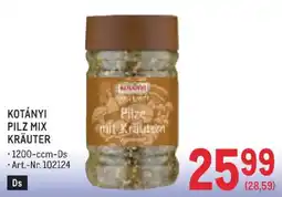 Metro Kotányi Pilz Mix Kräuter Angebot