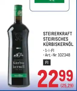 Metro Steirerkraft Steirisches Kürbiskernöl Angebot