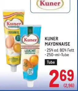 Metro Kuner Mayonnaise Angebot