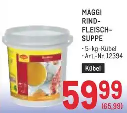 Metro Maggi Rind-Fleisch-Suppe Angebot