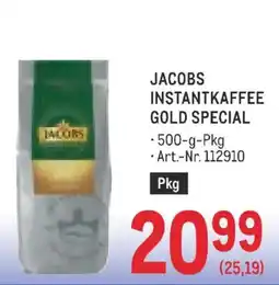 Metro Jacobs Instantkaffee Gold Special Angebot