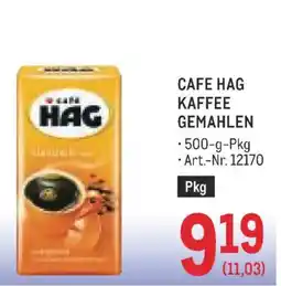Metro Cafe Hag Kaffee Gemahlen Angebot