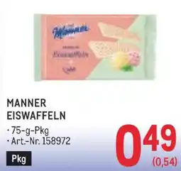 Metro Manner Eiswaffeln Angebot