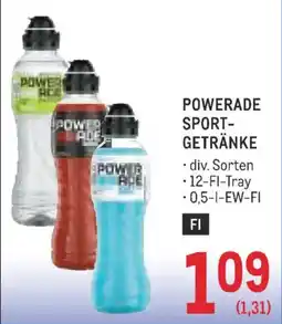 Metro Powerade Sport-Getränke Angebot
