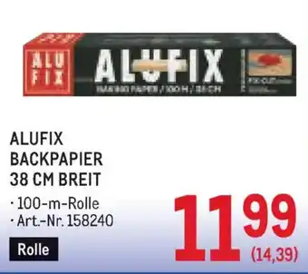 Alufix Backpapier