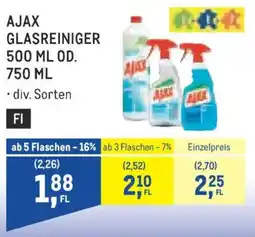 Metro Ajax Glasreiniger Angebot