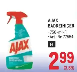 Metro Ajax Badreiniger Angebot