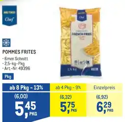 Metro Method Chef Pommes Frites Angebot