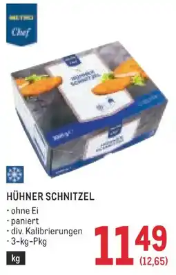 Metro Metro Chef Hühner Schnitzel Angebot