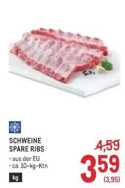 Metro Schweine Spare Ribs Angebot