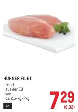 Metro Hühner Filet Angebot