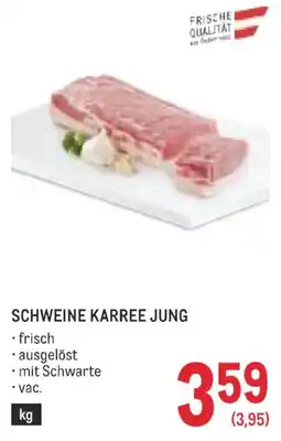 Metro Schweine Karree Jung Angebot
