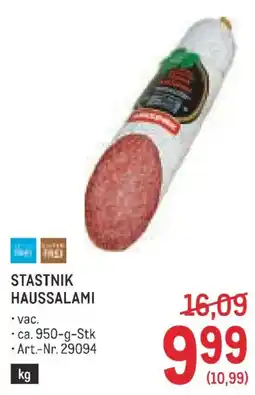 Metro Stastnik Haussalami Angebot