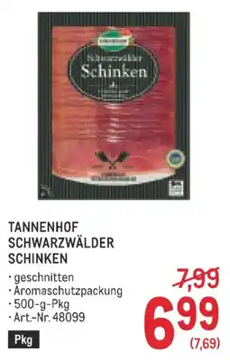 Metro Tannenhof Schwarzwälder Schinken Angebot