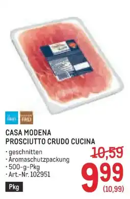 Metro Casa Modena Prosciutto Crudo Cucina Angebot