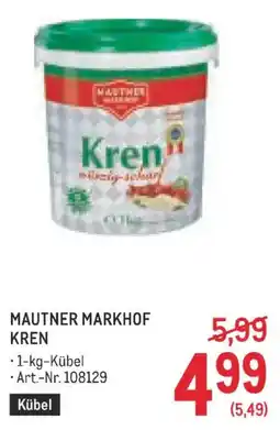 Metro Mautner Markhof Kren Angebot