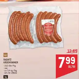 Metro Radatz Käsekrainer Angebot