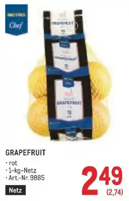 Metro MELTY Chef Grapefruit Angebot