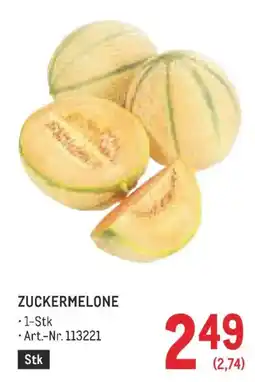 Metro Zuckermelone Angebot