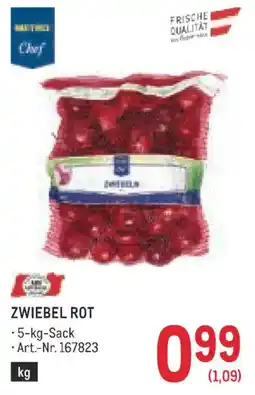 Metro Mucci Chef Zwiebel Rot Angebot