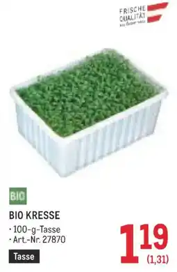 Metro Bio Kresse Angebot