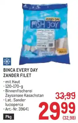 Metro Binca Every Day Zander Filet Angebot
