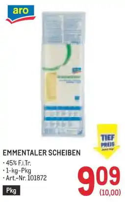 Metro Emmentaler Scheiben Angebot