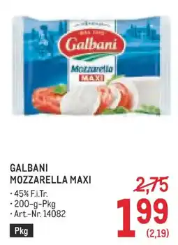Metro Galbani Mozzarella Maxi Angebot