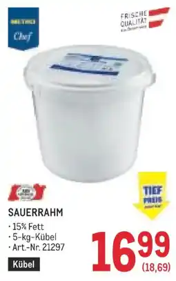 Metro Mucci Chef Sauerrahm Angebot
