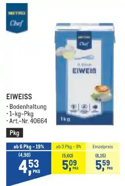 Metro Nutri Chef Eiweiss Angebot