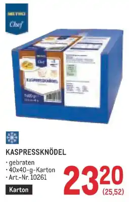 Metro Mucci Chef Kaspressknödel Angebot