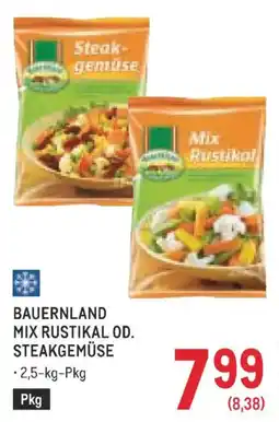 Metro Bauernland Mix Rustikal od. Steakgemüse Angebot