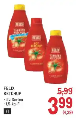 Metro Felix Ketchup Angebot