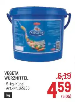 Metro Vegeta Würzmittel Angebot