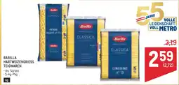 Metro Barilla Hartweizengriess Teigwaren Angebot