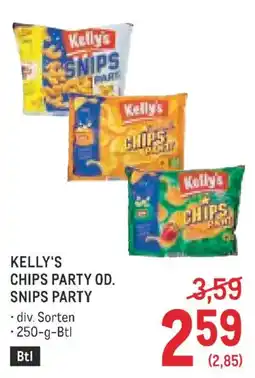 Metro Kelly's Chips Party Od. Snips Party Angebot