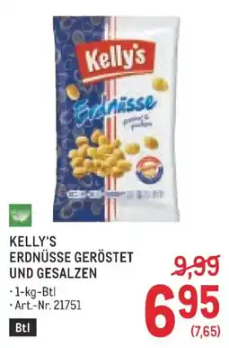 Metro Kelly's Erdnüsse geröstet und gesalzen Angebot