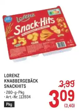 Metro Lorenz Knabbergebäck Snackhits Angebot