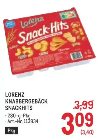 Metro Lorenz Knabbergebäck Snackhits Angebot