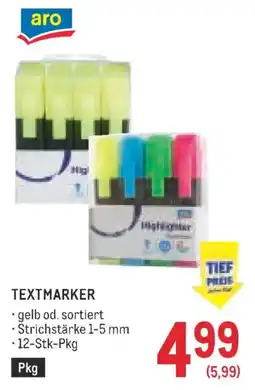 Metro aro Textmarker Angebot