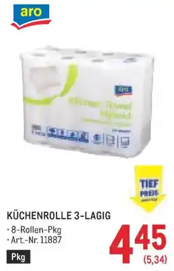 Metro aro Küchenrolle 3-Lagig Angebot