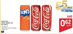 Metro Coca Cola, Fanta, Mezzo-Mix od. Sprite Angebot