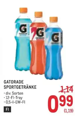 Metro Gatorade Sportgetränke Angebot