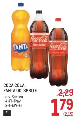 Metro Coca Cola, Fanta od. Sprite Angebot