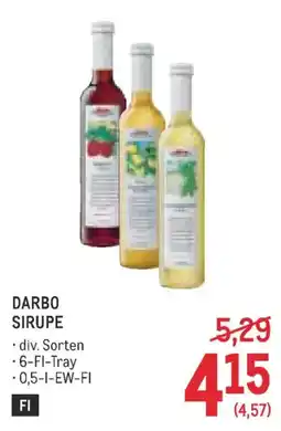 Metro Darbo Sirupe Angebot
