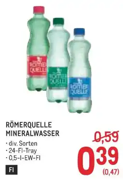 Metro Römerquelle Mineralwasser Angebot